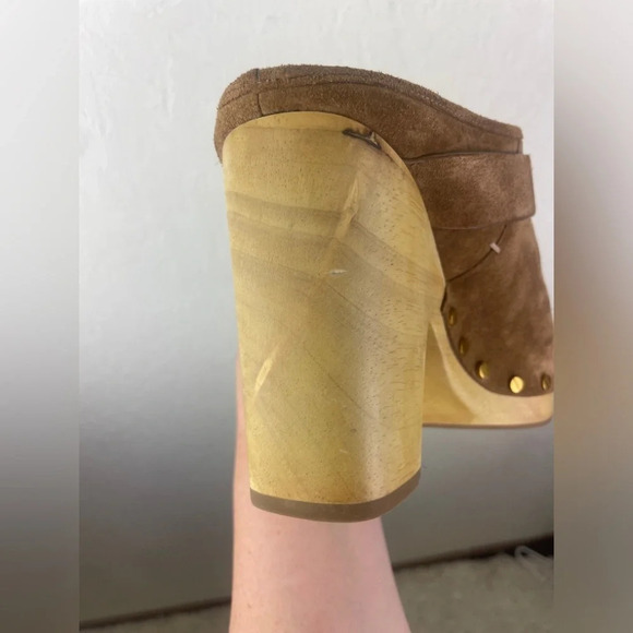 NWOB Veronica Beard Dacey Suede Clog Size 9 - Picture 9 of 10
